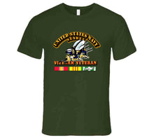 Load image into Gallery viewer, Navy - Seabee - Vietnam Veteran - T-Shirts - Premium