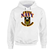 Load image into Gallery viewer, NAVY - Rank - E7 - CPO - Hoodie
