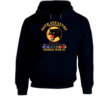 Load image into Gallery viewer, Army - 66th Infantry Division, "Black Panther" Division, World War II with European Theater Service Ribbons - Hoodie