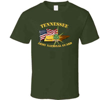 Load image into Gallery viewer, Tennessee - Army National Guard with Flag - T Shirt, Premium and Hoodie