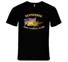 Load image into Gallery viewer, Tennessee - Army National Guard with Flag - T Shirt, Premium and Hoodie