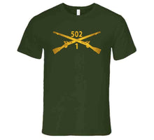 Load image into Gallery viewer, Army - 1st Bn 502nd Infantry Regt - Infantry Br Wo Txt - T-Shirts - Premium