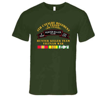 Load image into Gallery viewer, Army - F Troop, 4th Cavalry, Hunter Killer Team, Vietnam War with Vietnam Service Ribbons - T Shirt, Premium and Hoodie