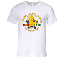 Load image into Gallery viewer, C Troop, 1st-9th Cavalry - Headhunters - Vietnam Vet W 1966-1967 Vn Sv Svc Long Sleeve T Shirt