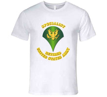Load image into Gallery viewer, Specialist - E4 - w Text - Retired - T-Shirts - Premium