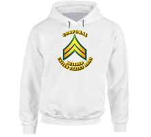 Load image into Gallery viewer, Corporal - E4 - w Text - Retired - Hoodie
