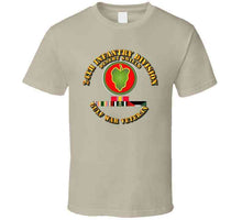 Load image into Gallery viewer, 24th Infantry Division - Desert Shield with Service Ribbons T-Shirt, Premium, and Hoodie