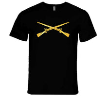 Load image into Gallery viewer, Army - Infantry Branch, (Crossed Rifles) - T-Shirts - Premium