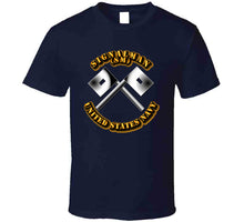 Load image into Gallery viewer, Navy - Rate - Signalman - T-Shirts - Classic