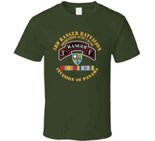 Load image into Gallery viewer, Army - Panama - 3rd Rgr Bn Operation Just Cause W Svc Ribbons X 300 Classic T Shirt, Crewneck Sweatshirt, Hoodie, Long Sleeve, Mug