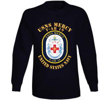 Load image into Gallery viewer, Usns Mercy (t-ah 19) - Crest X 300 T Shirt