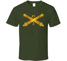 Load image into Gallery viewer, Army - 2nd Bn 41st Artillery W Branch X 300 T Shirt