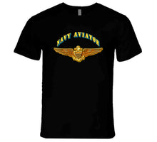 Load image into Gallery viewer, Emblem - Navy - Navy Aviator - T-Shirts - Premium