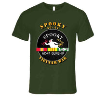 Load image into Gallery viewer, Army - Spooky AC-47, Vietnam War with Service Ribbons - T Shirt, Premium and Hoodie