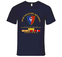 Load image into Gallery viewer, Army - 38th Infantry Division with WWII (Pacific Theater) Service Ribbons - T Shirt, Premium and Hoodie