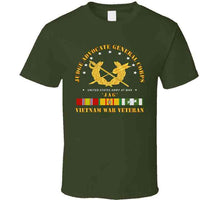 Load image into Gallery viewer, Army - Judge Advocate Veteran Corps,"Jag" with Vietnam War Service Ribbons - T Shirt, Premium and Hoodie