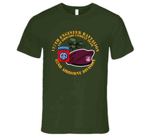 Load image into Gallery viewer, Army - 127th Engineer Battalion, 1st Brigade Combat Team, 82nd Airborne Division, Beret, Mass Tac, Maroon - T Shirt, Premium and Hoodie