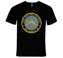 Load image into Gallery viewer, Army - 25th Infantry Regiment - Fort Missoula, Mt - Buffalo Soldiers W Inf Branch V1 T Shirt - Premium