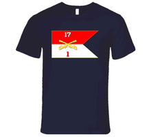 Load image into Gallery viewer, Army - 1st Squadron, 17th Cavalry Guidon Long Sleeve T Shirt