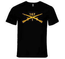 Load image into Gallery viewer, Army - 1st Battalion, 167th Infantry Regiment - Inf Branch Wo Txt T-Shirts - Premium