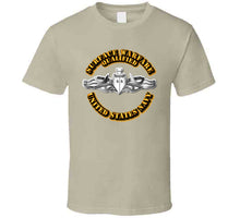 Load image into Gallery viewer, Navy - Surface Warfare Badge - Silver - T-Shirts - Classic