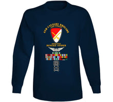 Load image into Gallery viewer, Army - 6th Cavalry Bde - Desert Storm W Ds Svc - Afem W Arrow - Special - Long Sleeve Tee