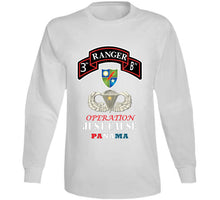 Load image into Gallery viewer, Army - 3rd Rgr Bn With Dui - Basic Airborne W Combat Jump Star W Opn Just Cause Txt X 300 Classic T Shirt, Crewneck Sweatshirt, Hoodie, Long Sleeve, Mug