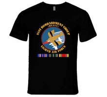 Load image into Gallery viewer, AAC - 91st Bombardment Group, Eighth Air Force, World War II with European Theater Service Ribbons - T Shirt, Premium and Hoodie