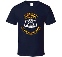 Load image into Gallery viewer, Navy - Rate - Culinary Specialist - T-Shirts - Classic