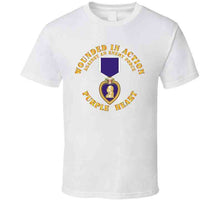 Load image into Gallery viewer, Wounded In Action - Purple Heart - T-Shirts - Premium