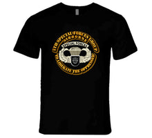 Load image into Gallery viewer, SOF - 5th SFG - Airborne Badge T Shirt - Premium