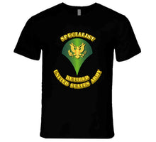 Load image into Gallery viewer, Specialist - E4 - w Text - Retired - T-Shirts - Premium