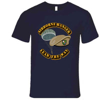 Load image into Gallery viewer, SOF - Airborne Ranger - Beret - Lead the Way w paratroop - T-Shirts - Premium