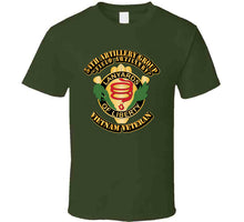 Load image into Gallery viewer, DUI - 54th Artillery Group (Field Artillery) NO SVC Ribbon T Shirt - Classic
