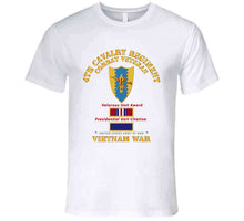 Load image into Gallery viewer, Army - 4th Cavalry Regiment, Vietnam War, Presidential Unit Citation and Valorous Unit Award - T Shirt, Premium and Hoodie