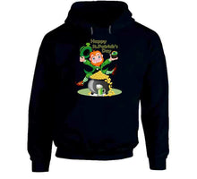 Load image into Gallery viewer, St. Patrick's Day - Leprechaun's - Happy St Patrick's Day - Luck Hoodie