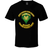 Load image into Gallery viewer, Specialist 5 - E5 - w Text - Retired - T-Shirts - Classic