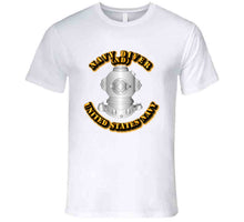 Load image into Gallery viewer, Navy - (Rate) - Navy Diver - T-Shirts - Premium