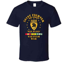 Load image into Gallery viewer, 561st Fighter Squadron - Vietnam War with Service Ribbons - T-Shirts - Classic