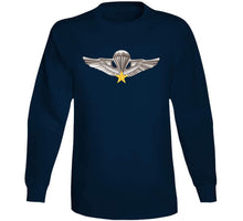 Load image into Gallery viewer, Vietnam - Vietnam Airborne Qualification Badge - Long Sleeve Tee