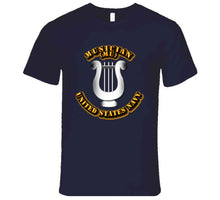Load image into Gallery viewer, Navy - Rate - Musician - T-SHIRTS - PREMIUM