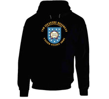 Load image into Gallery viewer, Army - 7th Infantry Regiment, Army Flash, (Cottenbailers) with Distinctive Unit Insignia - Hoodie