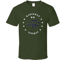 Load image into Gallery viewer, Navy - Radioman - Rm - Veteran Wo Bkgnd - White - T-Shirts - Classic