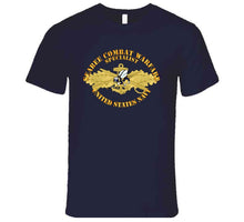 Load image into Gallery viewer, Navy - Seabee Combat Warfare Spec Badge - Of W Color Bee W Txt T Shirt, Premium, Hoodie and Long Sleeve