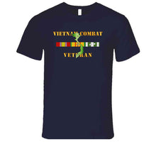 Load image into Gallery viewer, Army - Vietnam Combat Veteran W Vn Svc T Shirt