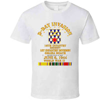 Load image into Gallery viewer, Army - 16th Infantry Regiment, 1st Infantry Division, D Day, with Shoulder Sleeve Insignia - T Shirt, Hoodie, and Premium