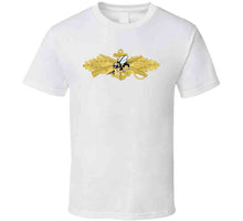 Load image into Gallery viewer, Navy - Seabee Combat Warfare Specialist Badge (Officer) with Color Seabee T Shirt, Premium and Hoodie