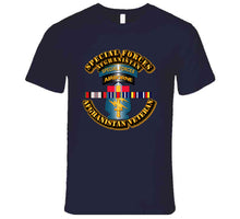 Load image into Gallery viewer, Army - Special Forces w Afghan SVC Ribbons -T-Shirts - Premium