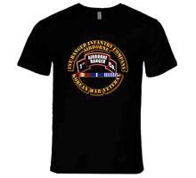 Load image into Gallery viewer, SOF - 1st Ranger Infantry Company - Airborne - Korea w SVC Ribbons -T-Shirts - Premium