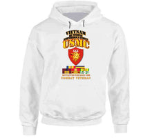 Load image into Gallery viewer, USMC - III Marine Amphibious Force, Khe Sanh 1968, Vietnam Veteran, with Vietnam Service Ribbons (Medals) - T Shirt, Premium and Hoodie